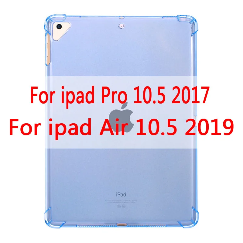 Чехол для iPad 10,2 ''прозрачный силиконовый чехол с подушкой безопасности для iPad Air 3 10,5 Air 2 Mini 5 4 3 2 мягкий чехол из ТПУ - Цвет: For ipad 10.5