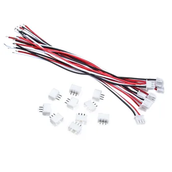 

10set JST XH 2.54mm 3-Pin Mini Connector Plug Electronic Line Single Connect Terminal Plug With 24AWG 150mm Length Wire Cable