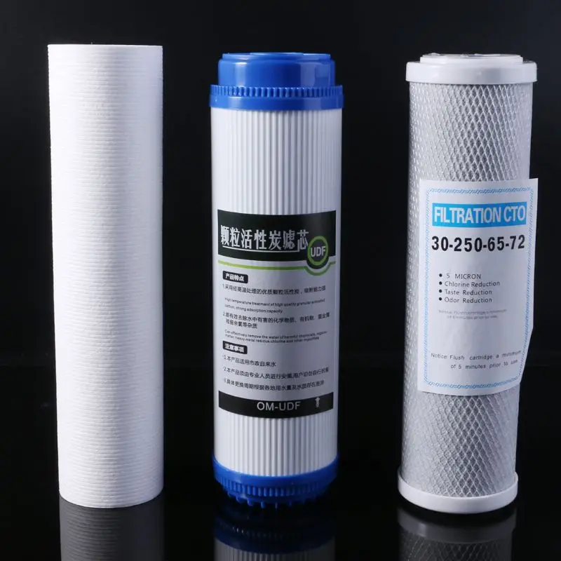 10inch Water Purifier Filter Cartridge Set Strainer Pre filter Elementsin Water Filter Parts