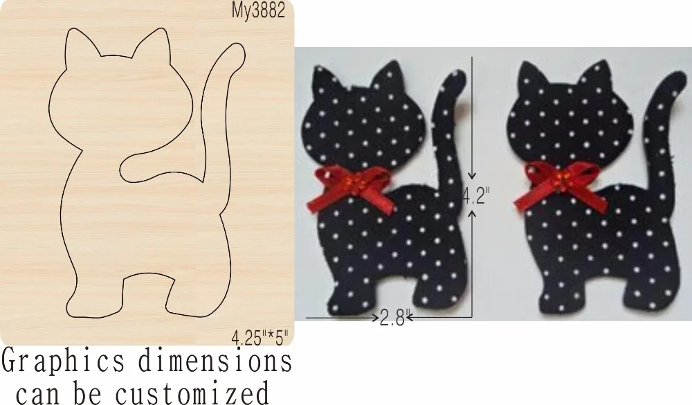 

Cat new wooden mould cutting dies for scrapbooking Thickness-15.8mm