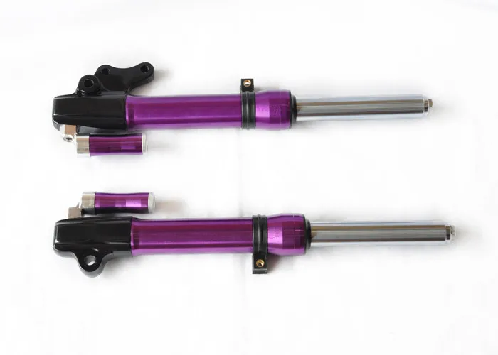 Горячая одна пара 2 шт 410 мм Фиолетовый газовый шок амортизатор подвески для Suzuki Yamaha Honda Универсальный [JW366]