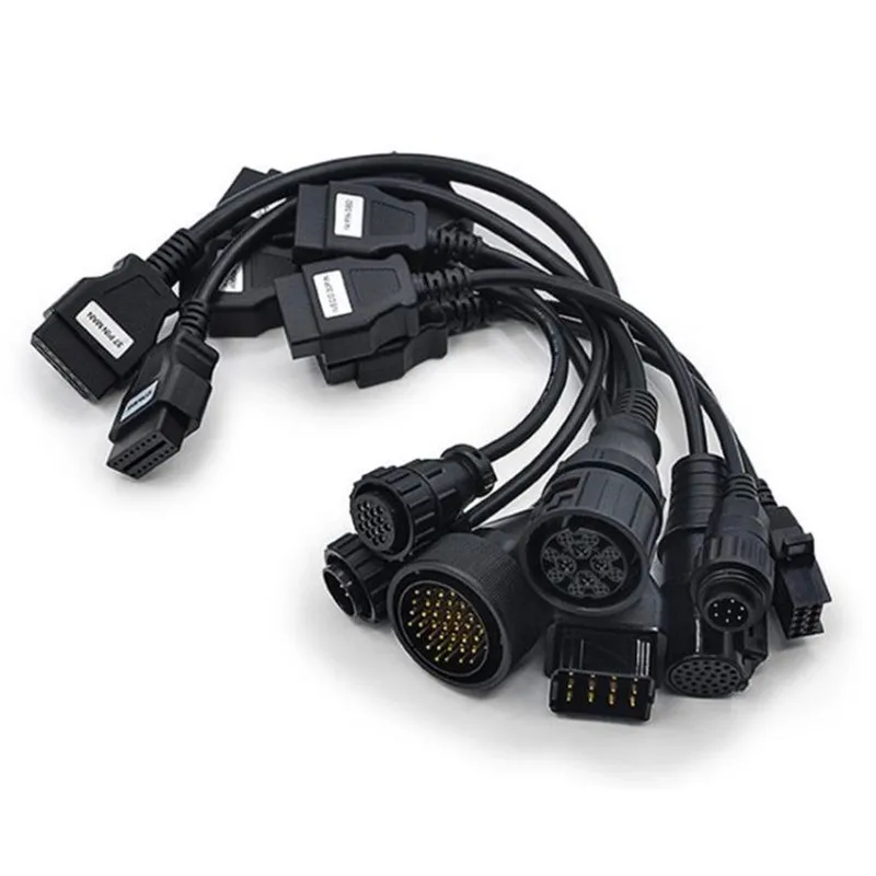 AZGIANT Автомобильный сканер полный набор 8 грузовых кабелей OBD2 диагностическая