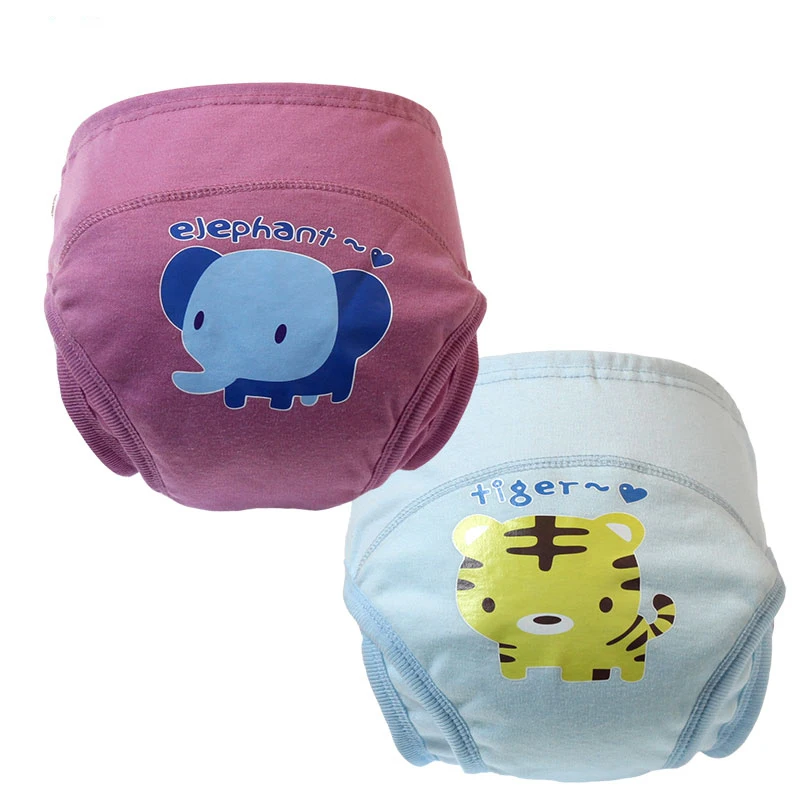 Baby Panties Cloth Cartoon Diapers Leak-Proof Infant Underwear Training Panties Child's Underwear Briefs for Girls Newborn Panty