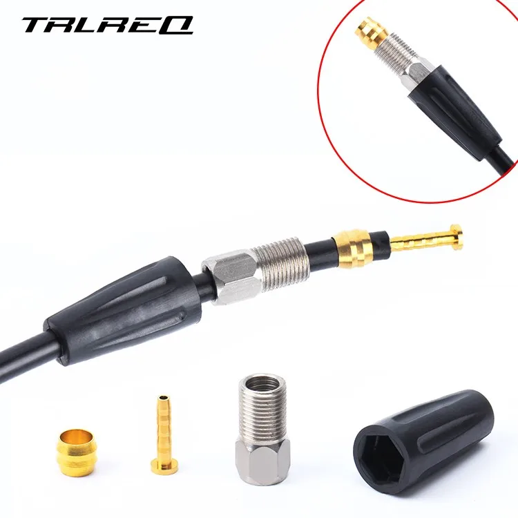 Trlreq Mtb Bike Hydraulic Brake Hose Pressing Ring With T Needle Copper