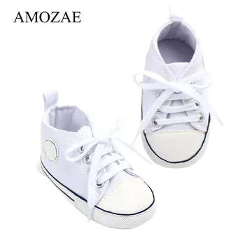 

Unisex Newborn Baby Shoes Canvas Print Star BABY First Walker Baby Boys Girls Infant Toddler Anti-Slip Footwear For Dropshipping
