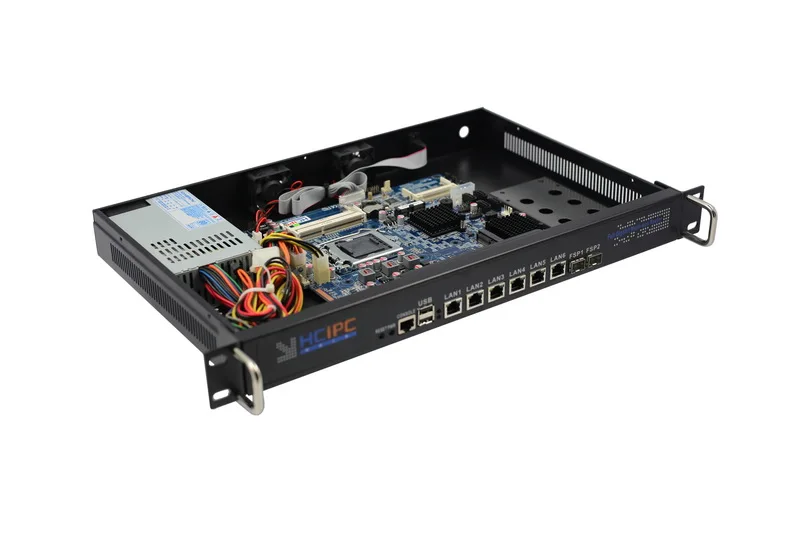 HCiPC B206-2 HCL-SB85-6L2FSPB, Barebone, LGA1150 B85 82574L 6LAN 1U система брандмауэра, 6LAN материнская плата, 1U 6LAN сетевой маршрутизатор