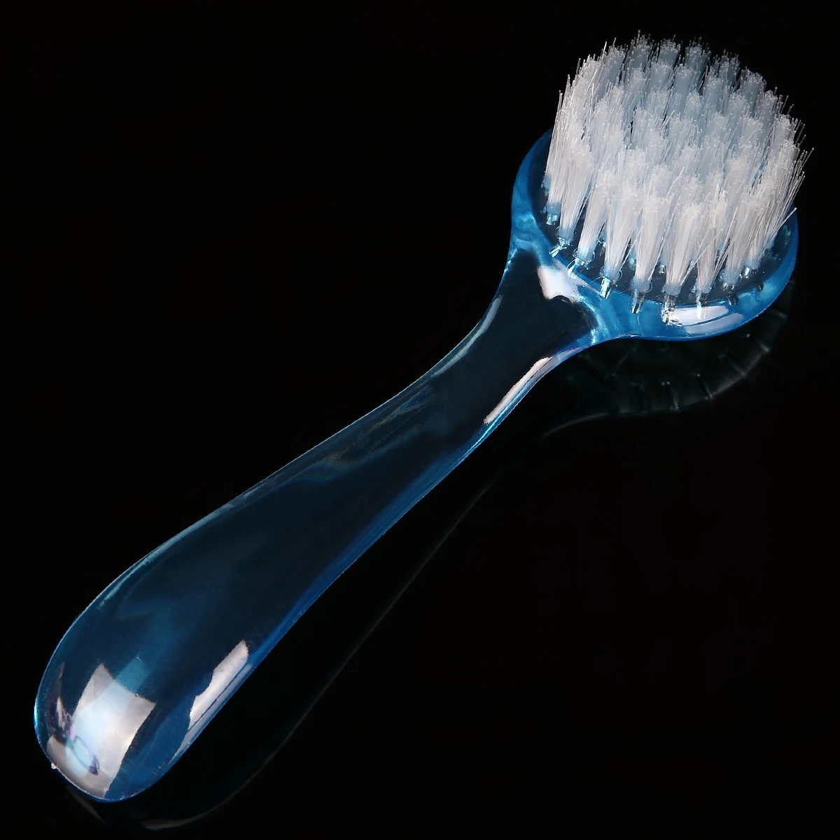 1 шт щетка для чистки ногтей с крышкой круглая головка пластиковая профессиональная кисть для мытья макияжа инструмент для маникюра