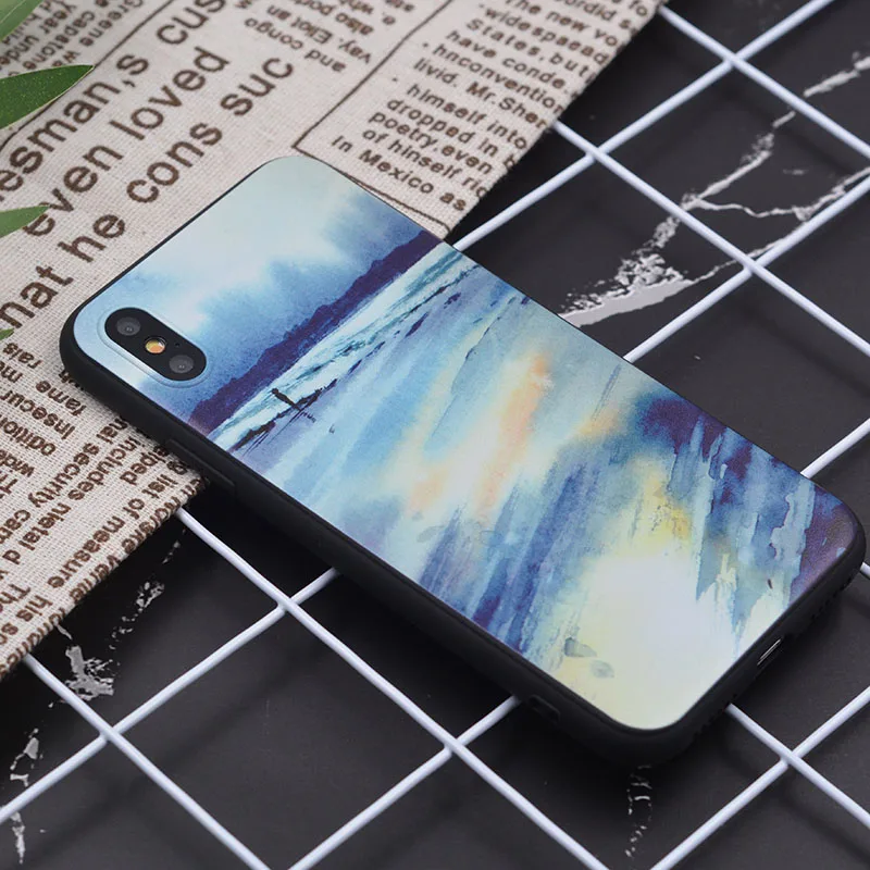 Чехол для iPhone 11 Pro, чехол для iPhone 5, 5S, 6, 6 S, 7, 8 Plus, X, XS, Max, Van Gogh, чехол для iPhone 7, мягкий чехол из ТПУ для iPhone XR, чехол - Цвет: 03