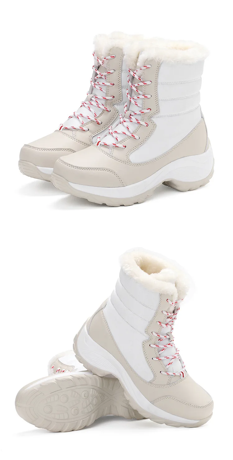 Koovan/женские ботинки; коллекция года; сезон осень-зима; женская обувь; зимние ботинки; женская обувь из водонепроницаемого материала для студентов; теплая хлопковая обувь