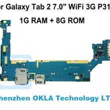 1 шт. используется хорошо для Tab 2 7,0 WiFi 3g P3110 P3100 1G ram 8G материнская плата замена материнской платы