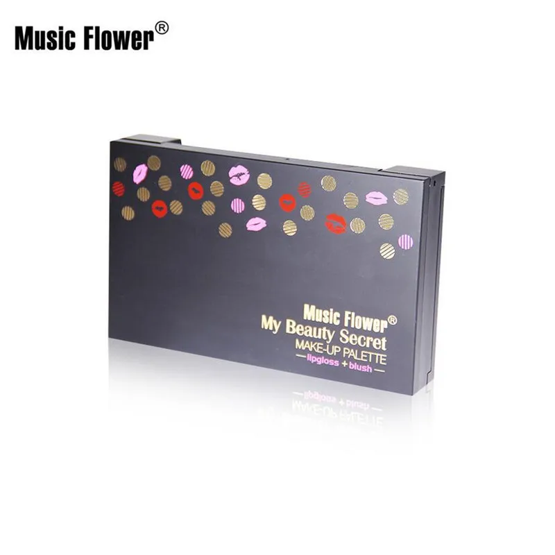 Fexport Music Flower профессиональный макияж помада тени для век Палитра Макияж стойкая