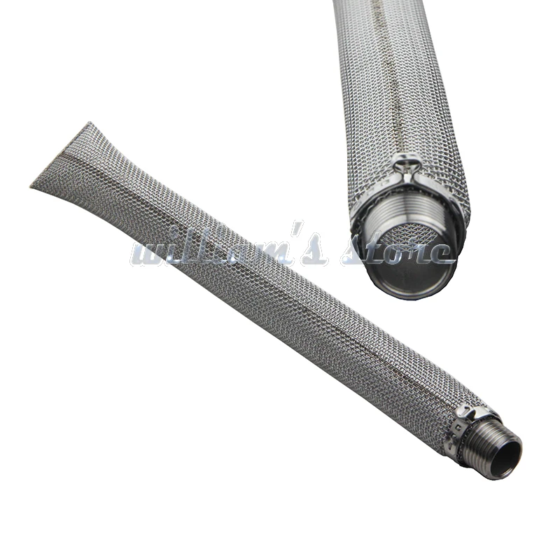 

12 inch 30cm Stainless Steel Bazooka Screen (1/2" NPT Thread) For Homebrew Beer Kettle or Mash Tun/mesh Filter