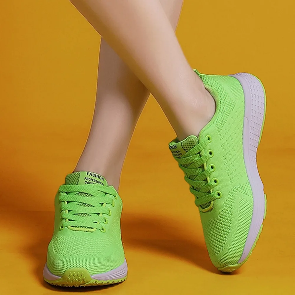 2019 Women's flying woven sneakers casual running student plus size shoes summer comfortable non-slip shoes for ladies 40J26 (16)