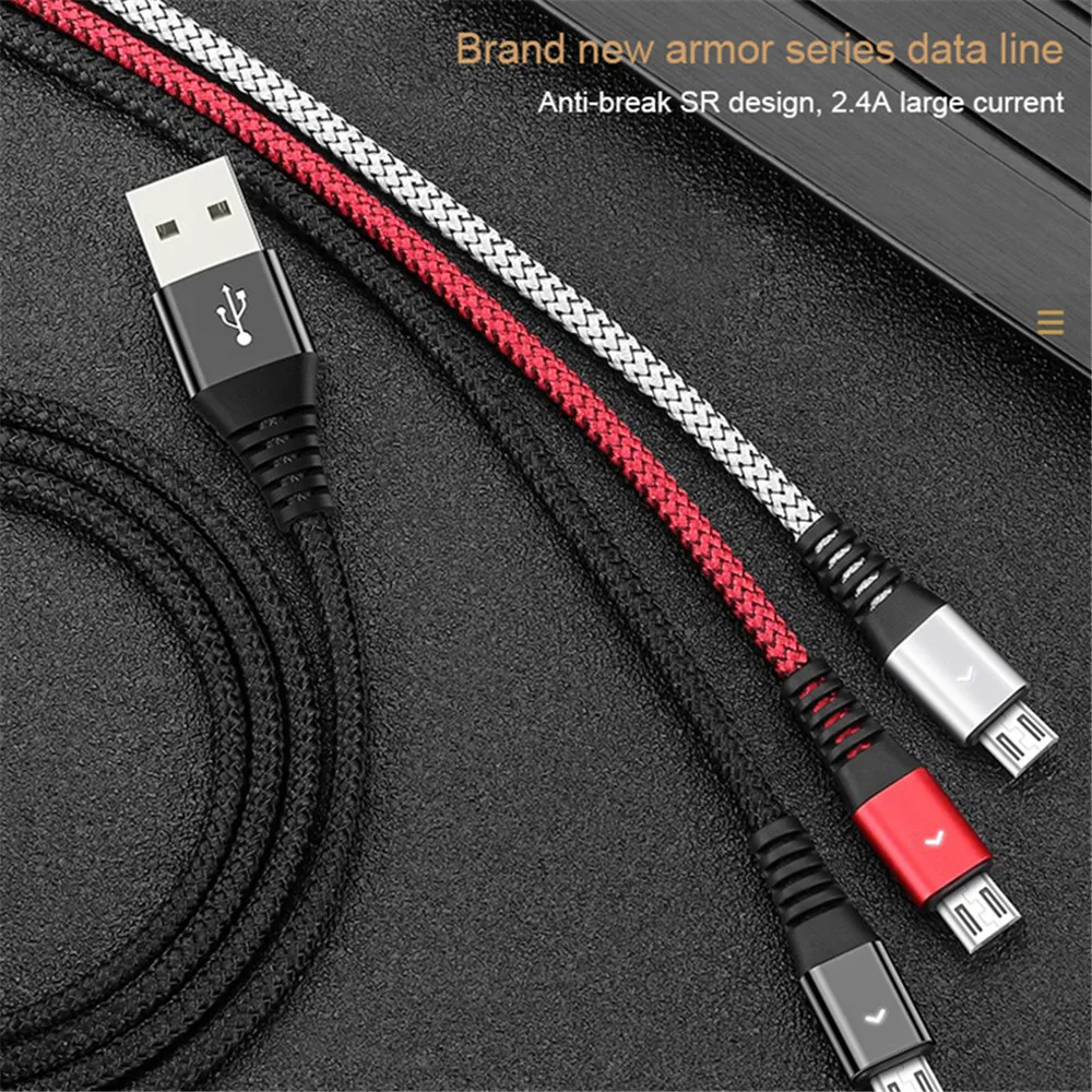 Кабель для передачи данных NOHON со светодиодной подсветкой и Micro USB 1 2 м|Кабели