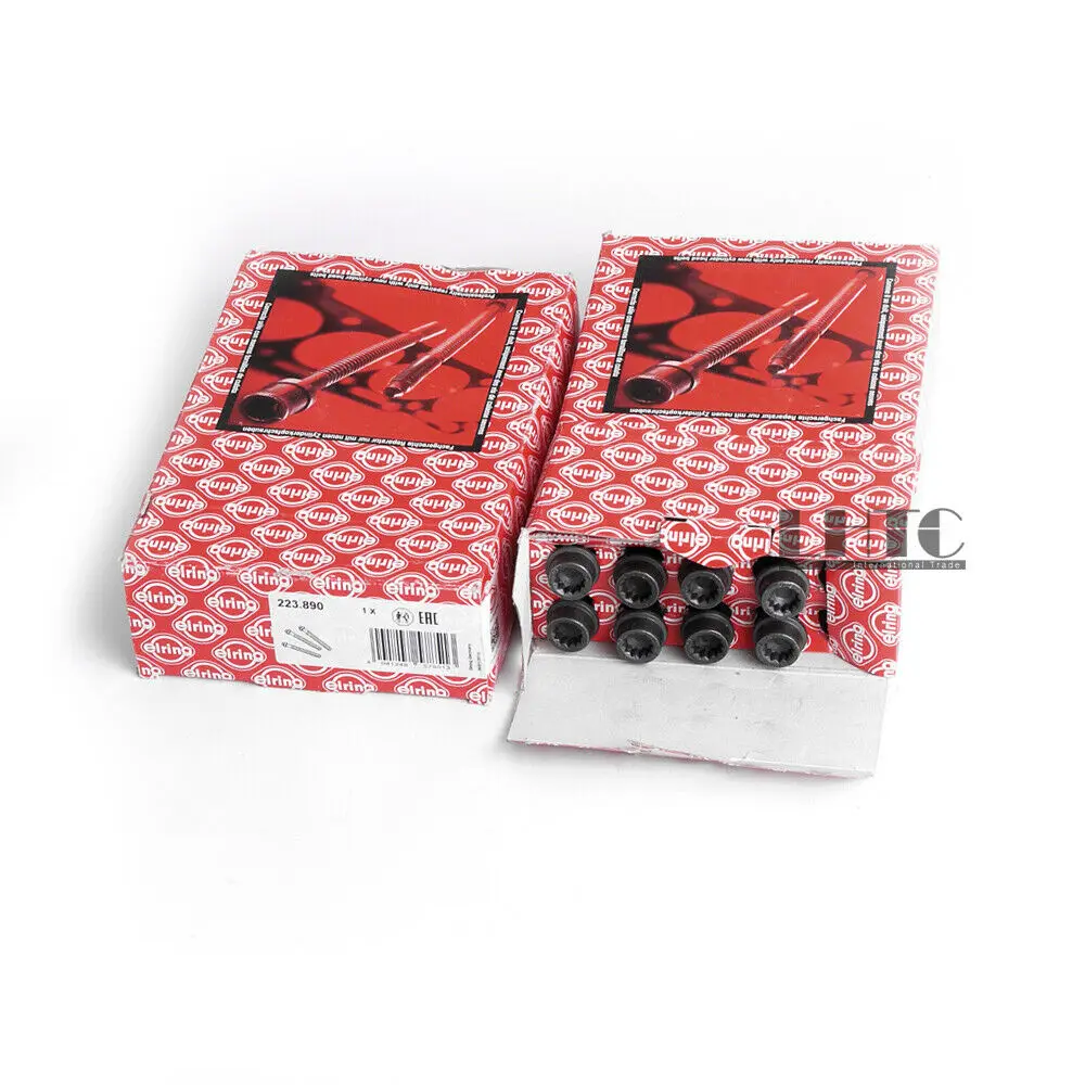 Болты головки цилиндра двигателя 16x WHT005739 болты M10X170 Elring OEM для V W Audi 3 0 TFSI V6|Корпус и