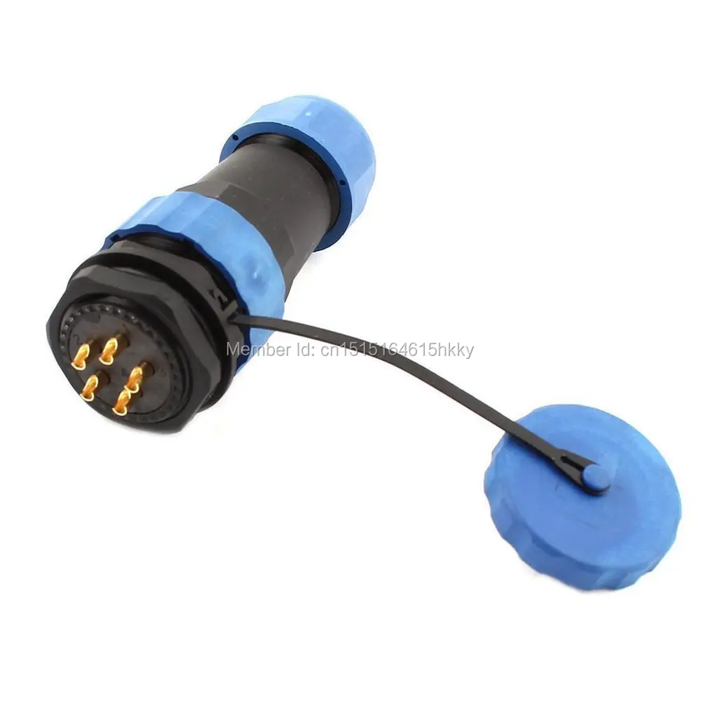 

Waterproof Aviation Plug Socket SD28 28mm 5 Pin 5P Panel Mount Connector IP68