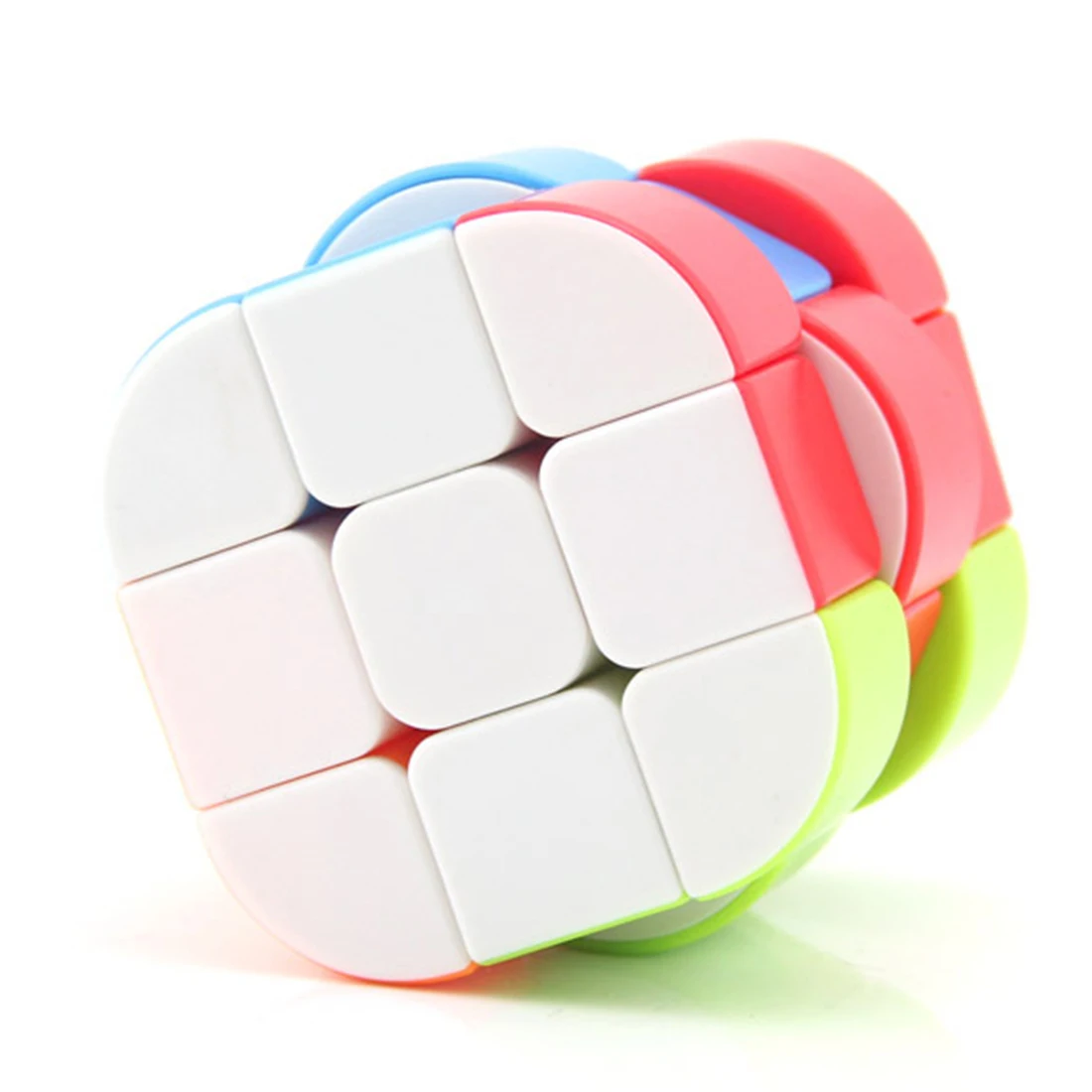 Новый Fanxin в форме цилиндра или Куба Невидимый волшебный куб скорость Твист Головоломка Развивающие игрушки Cubo Magico игрушки для детей