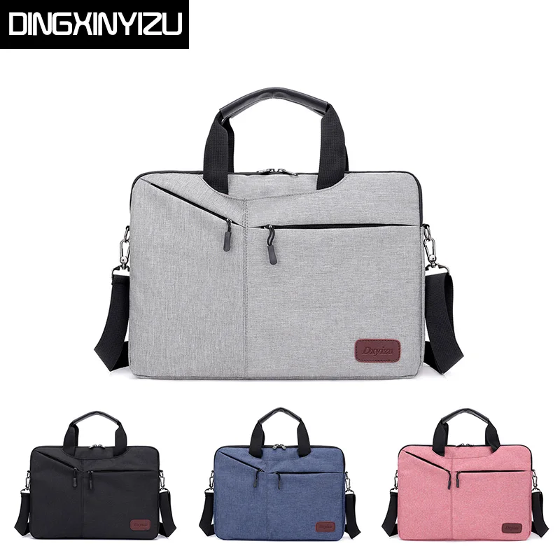 cheap DINGXINYIZU New Waterproof Laptop Handbags for 15 Inch Computer Bussiness Travel Notebook Bag for Macbook Pro Air Retina 13 Case