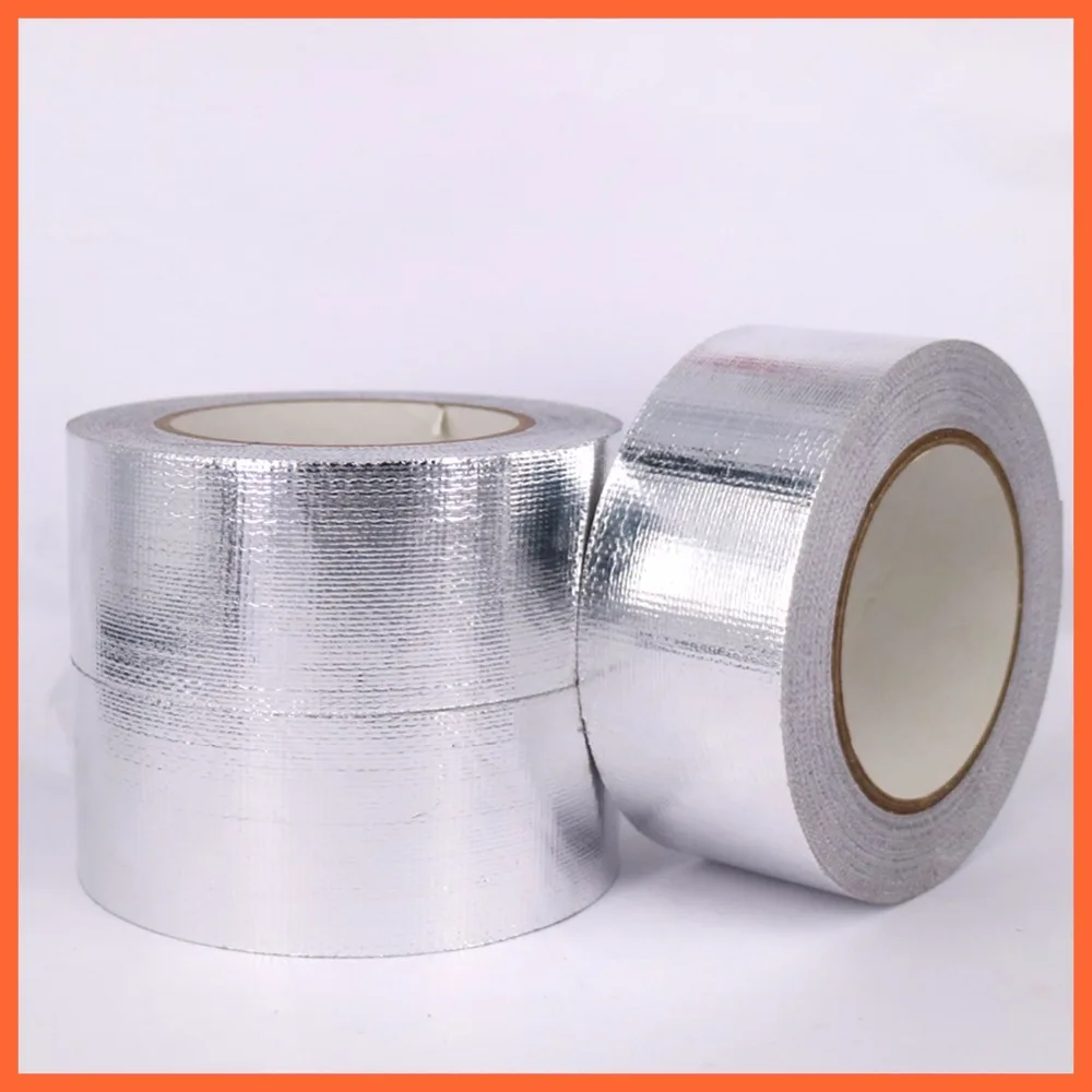82ft Aluminiumfolie Heat Shield Flame Resistant Aluminum Foil Tapein