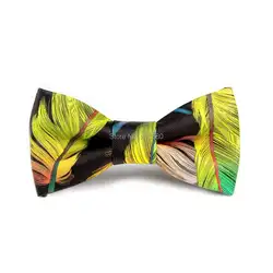 Мода PU галстук-бабочка с принтом бабочки рождественские украшения Цветочные Галстуки для мужчин 2019 Новый