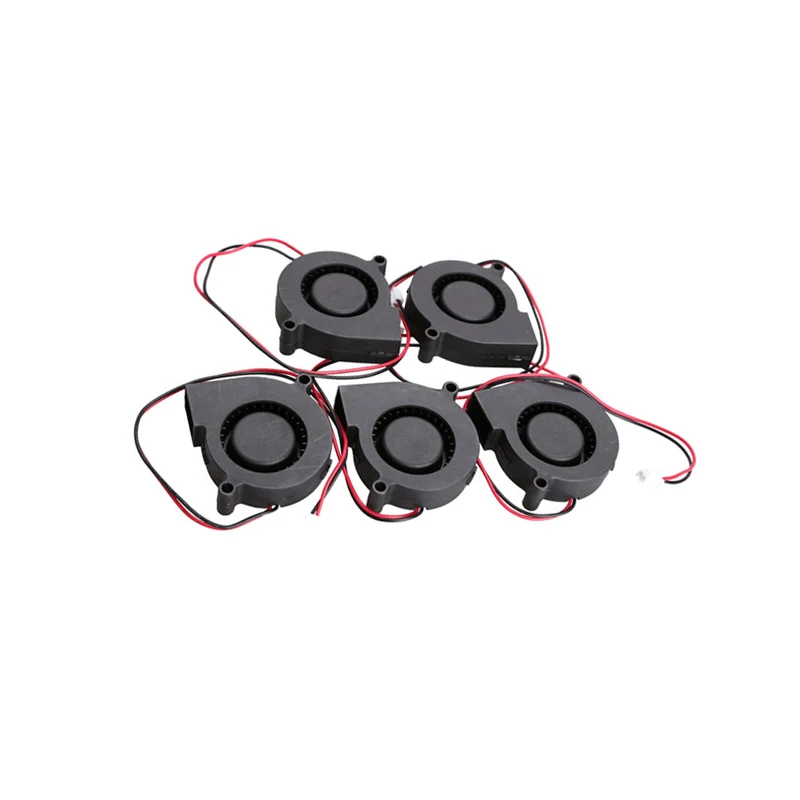 

1/5 Pcs 5015S 5V 0.1-0.3A DC Cooling Fan Black Brushless 50x15mm Radiator GDeals