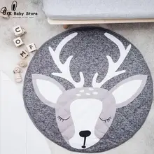 Buy 90cm Cotton Soft Baby PlayMat In Kids Room Decoration Play Carpet Baby Plush Mat  Kids Rug Toys for Children Free Shipping
