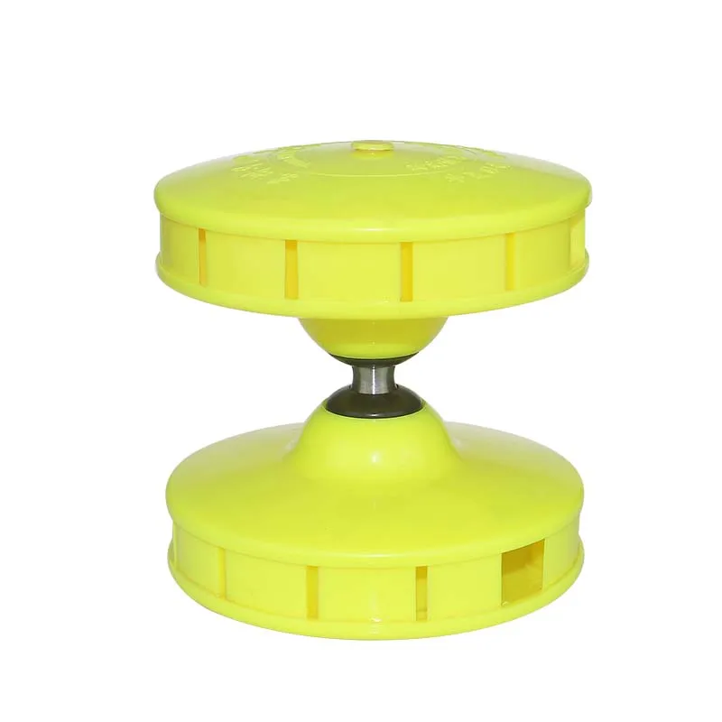 Chineseyoyo подшипник diabolo игрушки профессиональный набор Diabolo упаковка 5 видов цветов для выбора с веревочной сумкой diabolo - Цвет: yellow