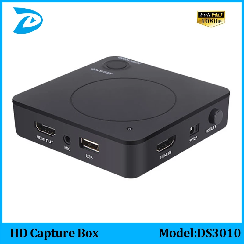 HD Capture Box -HD Game Video Capture 1080P HDMI Recorder For XBOX One/360 PS3 /PS4 with One Click No PC Enquired No Any Set-up