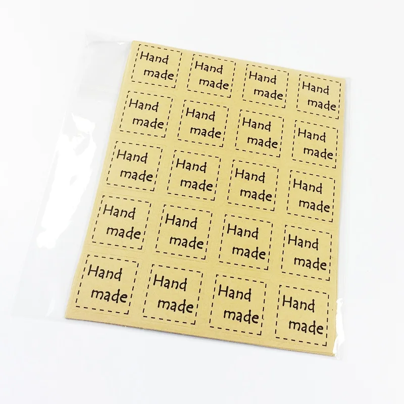 

DIY Multifunction Square Hand Made seal Sticker for Handmade Products/ package label/600pieces/lot