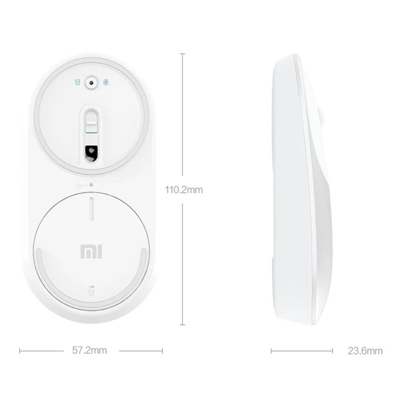 Оригинальная Xiaomi мышь XMSB01MW портативная беспроводная оптическая Bluetooth 4 0 RF 2 GHz