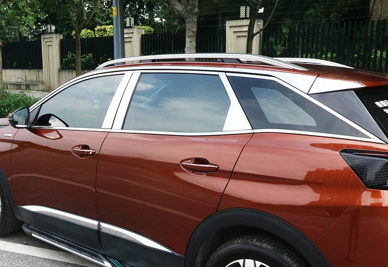 Наружные аксессуары из нержавеющей стали, накладка на подоконник для peugeot 3008/3008 GT