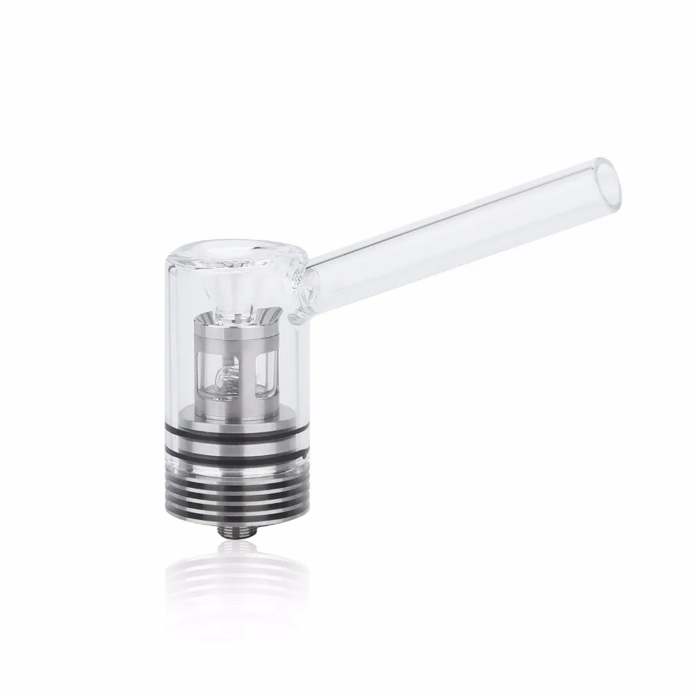 

510 Wax Tank Atomizer Clearomizer with Glass Mouthpiece Attchment Quartz Coilless fit for 15W - 40W Box Mod Pen Battery e cigar