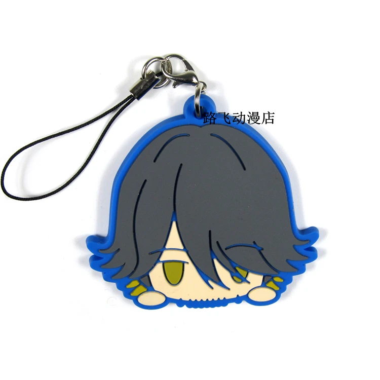 Аниме Touken Ranbu онлайн резиновый брелок Ishikirimaru Tsurumaru Kuninaga Iwatooshi Kogitsunemaru экшн фигурка