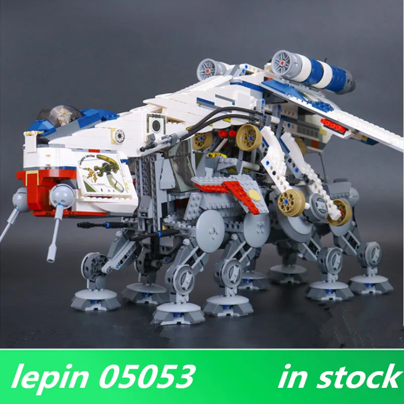

Lepin 05053 lepin Star New Wars 1788Pcs Genuine Series The Republic Dropship Set Building Blocks Children Educational Toy 10195