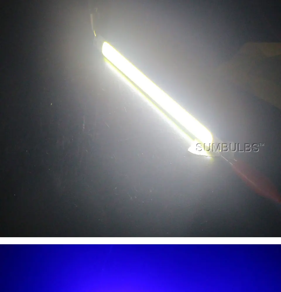 120mm 12v 10w 1000LM cob led light strip chip bulb lamp red blue white (10)