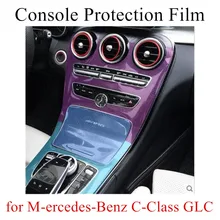Лучшая 3 шт. центральная консоль ЖК-экран Защитная пленка сенсорный экран пленка для M-ercedes-Benz c-класс GLC уровень