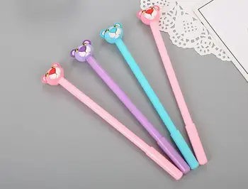 

new tiger design Gel Pen Ink Pen Gift School prize Office writing Supply kawaii student Stationery black needle pen 48pc/lot