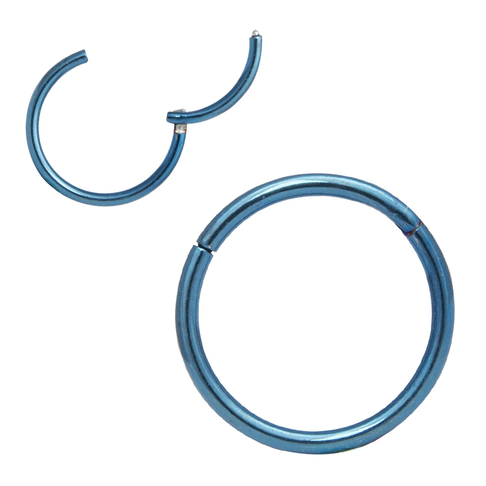 

Hinged Septum Clicker Segment Nose Ring Lip Ear Cartilage Daith Body Piercing Jewelry 20G 18G 16G 14G 12G 316l Surgical Steel