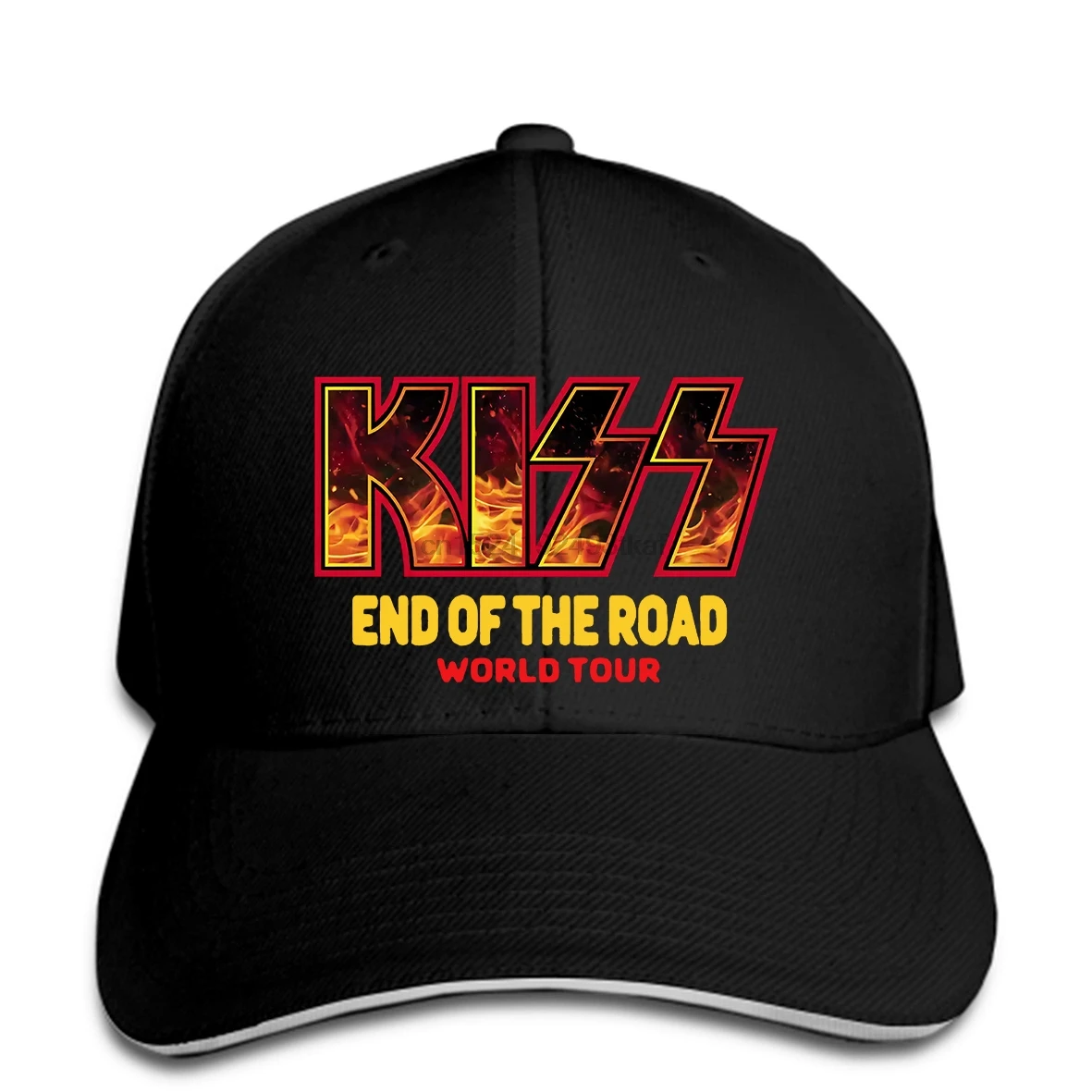 

Baseball cap Kiss band end of the road world tour Hat Peaked cap