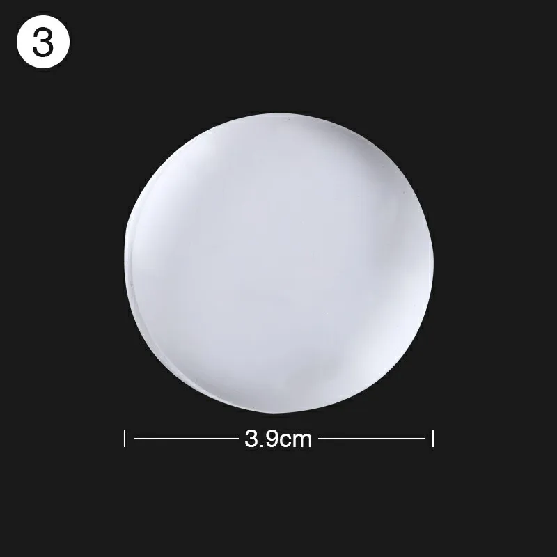 1 шт прозрачный желе Зефир силиконовый штамп 2,8 3,5 3,9 см Сменная головка с коробкой инструмент для штамповки ногтей - Цвет: 3.9cm