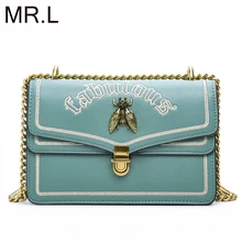 MR.L 2019 Fashion Bee Shoulder Bag Leather Handbag Small Flap Women Messenger Bags High Quality PU Crossbody Bags Ladies Purse MR.L 2019 Fashion Bee Shoulder Bag Leather Handbag Small Flap Women Messenger Bags High Quality PU Crossbody Bags Ladies Purse