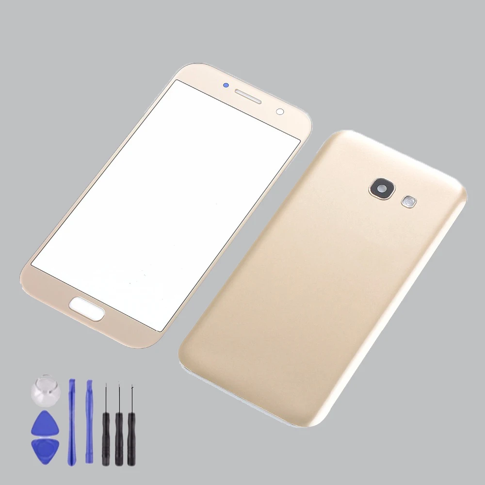 

Housing LCD Touch Screen Panel Sensor Digitizer Glass For Samsung Galaxy A5 2017 A520 A520F Back Battery Cover+Adhesive+Tools