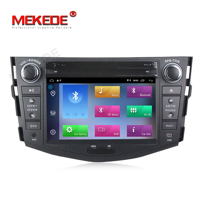Sale MEKEDE Android 9.1 car dvd player Car Radio for Toyota RAV4 Rav 4 2007 2008 2009 2010 2011 Multimedia Autoradio gps navigation 1