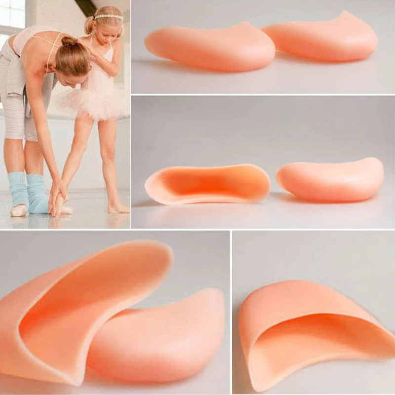 1 пара профессиональных мягких балетных туфель для танцев с силиконовым гелем, подушечки для ухода за ногами, защита для ухода за ногами, инструмент P0127