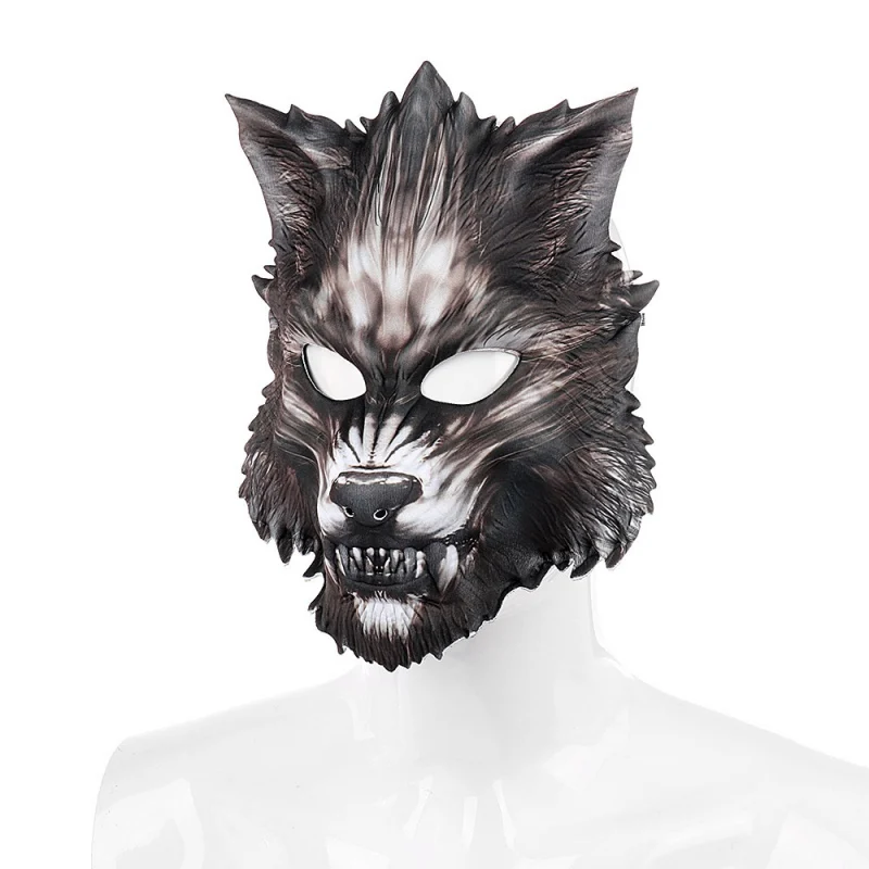 

Halloween Creepy Wolf Mask Full Face Cosplay Wolf Mask Party Masks Horror Animals Masque Halloween Party Decoration