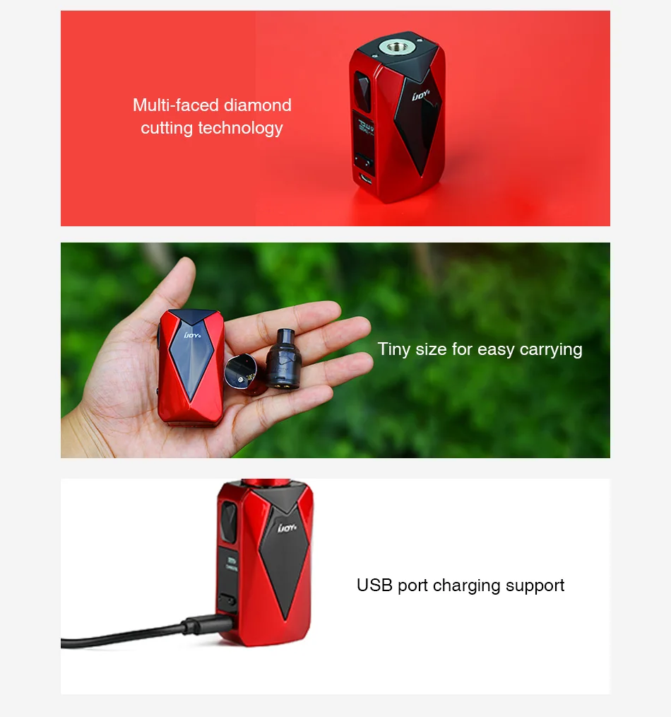 IJOY Diamond Bae 45W VW Box MOD 1400mAh