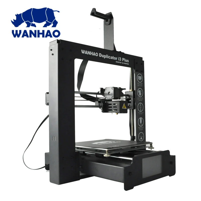 US $455.00 2019 New upgrade WANHAO I3 PLUS 20 wanhao i3 plus MK2 Reprap Developer Prusa WANHAO 3D Printer with Touch Screen Auto Level