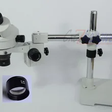 Fyscope 3.5X-45X бинокль стереомикроскоп на одной рукой бум стоять SZM0.5X 165 рабочее расстояние микроскоп
