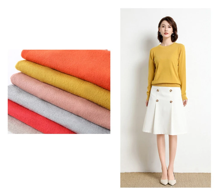 Yellow Cashmere Sweater For Women Sweaters Female Pink Wool Winter Woman Sweater Knitting Pullovers Knitted Sweaters Jumper 2021