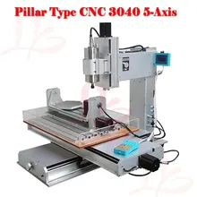 Russia free tax CNC router 3040 5 axis 2.2KW wood drilling machine for woodworking